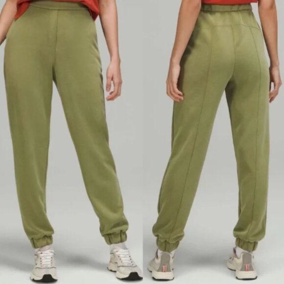 lululemon athletica Pants - Lululemon Softstreme Relaxed High Rise Pant Women’s Bronze Green - 12